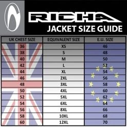 Richa Clothing RICHA DAYTONA Leather Retro Vintage Black/Blue/Red/Brown Motorcycle Jacket