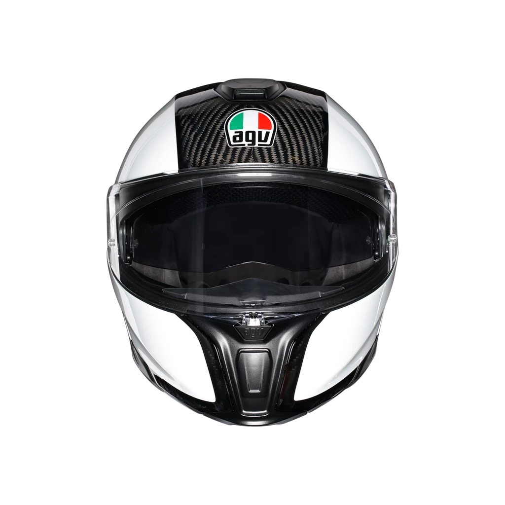 AGV SPORTS MODULAR CARBON Flip Front Up Touring Motorcycle Helmet 1295 Grams AGV Helmets