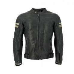 RICHA HAWKER Cognac/Grey Motorcycle/Cruiser/Retro/Vintage/Scooter Leather Jacket