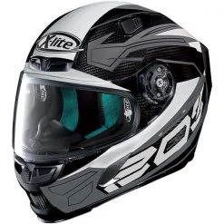 X-Lite Helmets X-Lite X803 CARBON Tester White FREE Dark Visor 2018 Motorbike Helmet 802RR