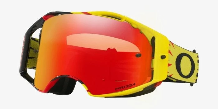OAKLEY Airbrake Goggles Prizm MX Motocross High Impact Plutonite Anti-Fog Lenses