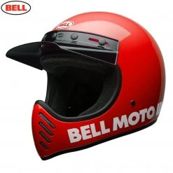 Bell Helmets BELL Cruiser 2017 MOTO 3 Modern Classic RED Motorcycle MX Helmet