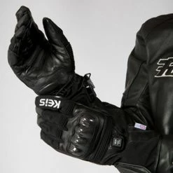 KEIS NEW G501 Premium Heated Motorbike Gloves Dual Power 12v Or Battery Pack