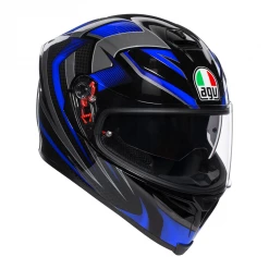 AGV Helmets AGV K5-S HURRICANE 2.0 Blue/Black Motorbike Sports Touring Helmet With PINLOCK