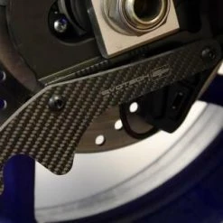 YAMAHA R6 2017+ GP Style Carbon Paddock Stand Plates Evotech Performance