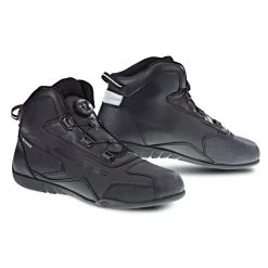 Ixon Clothing IXON ZEBRA Motorcycle/Scooter CE Sports Ankle Black/Red Boots/Shoes