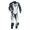 Ixon Clothing IXON STARBURST Black/White/Blue Suzuki/Yamaha Leather Motorbike 1PC Racing Suit