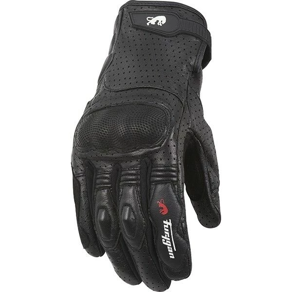 Furygan Clothing FURYGAN TD21 Perforated CE Leather Motorcycle/Cruiser/Retro Summer Cooler Gloves