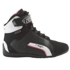 FURYGAN JET LADY D30 WP Pink/Black Breathable Sympatex Motorbike Leather Shoe