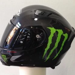 X-Lite X803 CARBON Puro Gloss MONSTER Stickers FREE Dark Visor Motorbike Helmet X-Lite Helmets