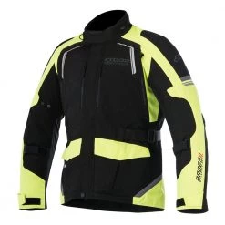Alpinestars ANDES V2 Drystar Black/Yellow Fluo Motorcycle Textile Touring Jacket Alpinestars Jackets