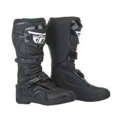 Fly Products FLY 2019 Maverick Adult Boot Black/White/Hi-Vis For Motocross MX Off-Road Enduro
