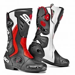 Sidi Boots SIDI ROARR Black/Flo Red Sports Motorbike Boots Vertebra System Techno 3