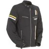 Furygan Clothing FURYGAN HERO EVO Retro Style Polyester Black/Yellow Motorcycle Summer Jacket