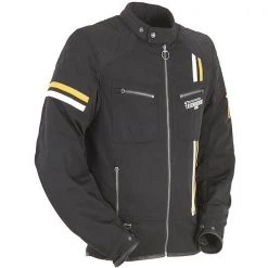 Furygan Clothing FURYGAN HERO EVO Retro Style Polyester Black/Yellow Motorcycle Summer Jacket