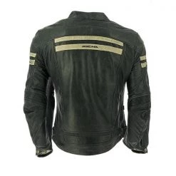 RICHA HAWKER Cognac/Grey Motorcycle/Cruiser/Retro/Vintage/Scooter Leather Jacket