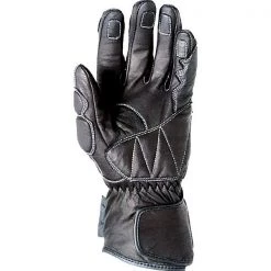 Richa Clothing RICHA W/P Racing Black Motorbike Leather Waterproof Reinforced Palm Gloves