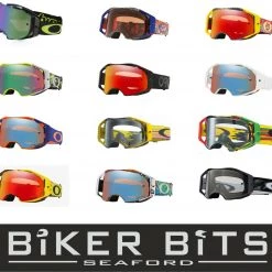 OAKLEY Airbrake Goggles Prizm MX Motocross High Impact Plutonite Anti-Fog Lenses
