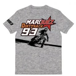 VR46 Marc Marquez 93 DirtTrack Grey T-shirt Official Mens MotoGP Merchandise