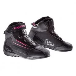 Ixon Clothing IXON ASSAULT EVO LADY Motorcycle/Scooter Black/Pink Sports Ankle Boots/Shoes