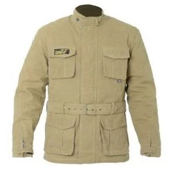 RST Clothing RST IOM TT Classic WAX Sand 3/4 Length Motorcycle/Crusier Jacket Isle Of Man