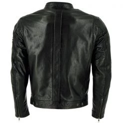 RICHA GOODWOOD Leather Retro Vintage Style Black/Brown Motorcycle Jacket Richa Clothing