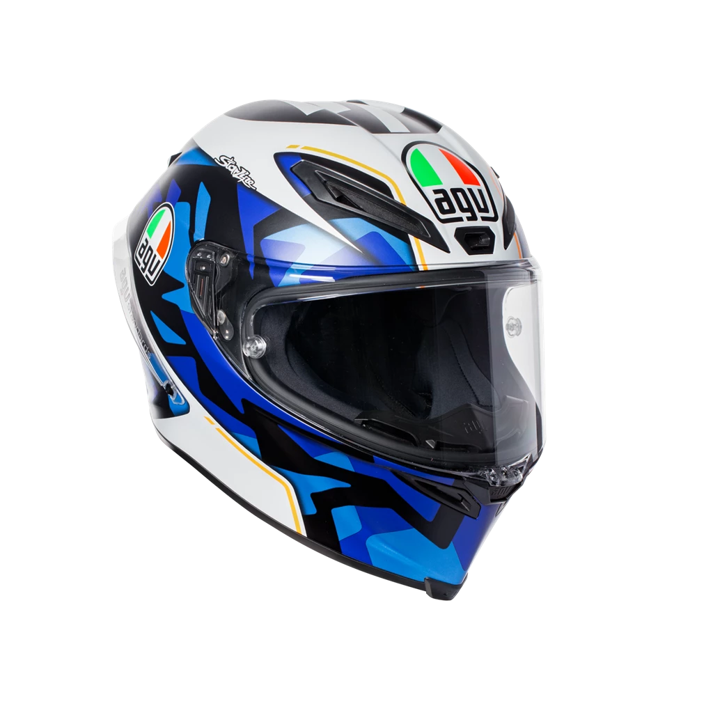 AGV Helmets AGV CORSA-R Sports Performance Carbon Fibreglass Motorbike Helmet Pinlock FREE