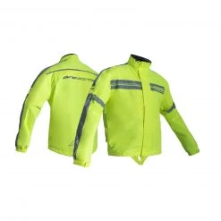 RST Clothing RST PRO SERIES Waterproof Motorcycle Rain Over Jacket & Trousers FLO YELLOW