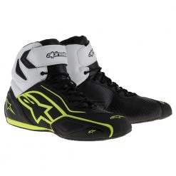 Alpinestars FASTER 2 BOOTS Black/Fluo Waterproof Motorbike/Scooter Shoes/Pumps