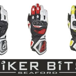 Ixon Clothing IXON RS GENIUS REPLICA Motorcycle Goat Skin Leather Racing Gloves CE Level 1