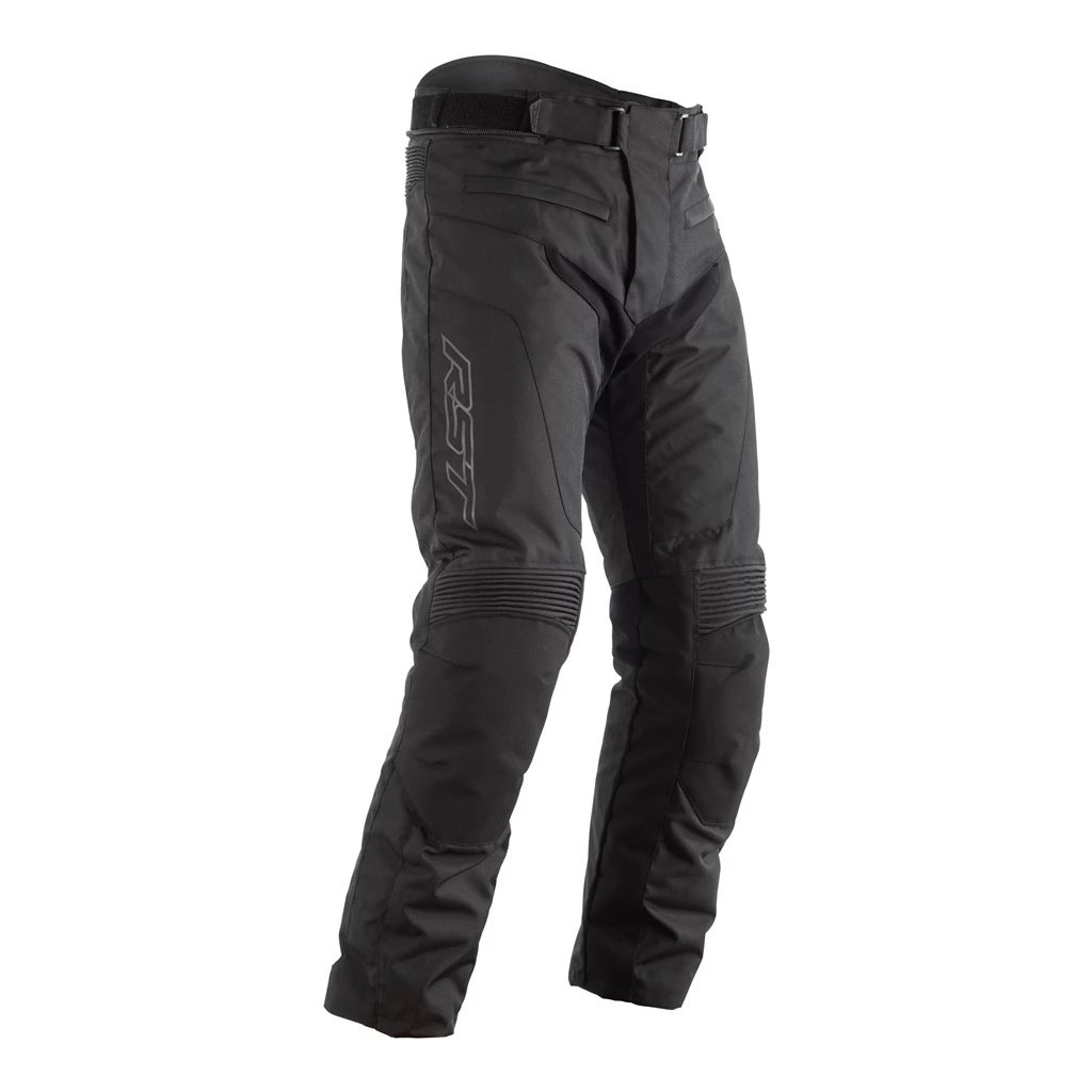 RST Clothing RST SYNCRO CE Black Textile Motorbike Waterproof Trousers Reg/short/long Leg