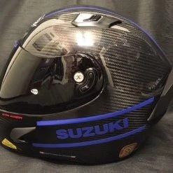 X-Lite X803 CARBON Puro Gloss SUZUKI Stickers FREE Dark Visor Motorbike Helmet
