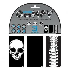 3 Oxford COMFY Skeleton/Skull Head & Neck Snood/Scalf/Bandana/Beanie/Mask Oxford Products