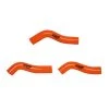 Ci Sport CV4 RADIATOR HOSE 3 PIECE KIT KTM SXF/EXC 250 2007-10 ORANGE