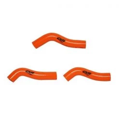 Ci Sport CV4 RADIATOR HOSE 3 PIECE KIT KTM SXF/EXC 250 2007-10 ORANGE