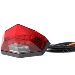 Evotech Performance Replacement RED Rear Light/Number Plate Light Tail Tidy