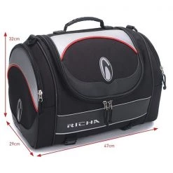 RICHA DESIGNER Black Motorbike/Motorcycle LUGGAGE ROLL 8R0L100 Richa Clothing