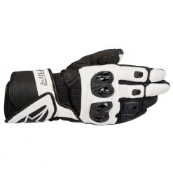 Alpinestars Gloves ALPINESTARS SP-AIR Black/White Motorcycle Leather/Mesh Summer Gloves