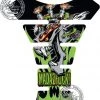 Mad Az F**K Kawasaki GREEN 3D Gel Motorbike MotografixTankpad Protector