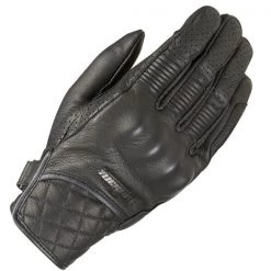 Furygan Clothing FURYGAN TOM D30 Stylish Black Leather Motorcycle/Cruiser/Retro Short Gloves