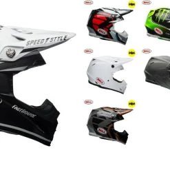 BELL MX Moto-9 Mips Lightweight Tri-Matrix Shell Motocross Off Road Peak Helmet Bell Helmets