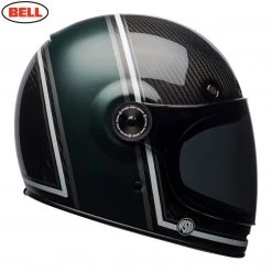 BELL Crusier 2018 Bullitt Full Carbon RSD Black/Green Classic Motorcycle Helmet