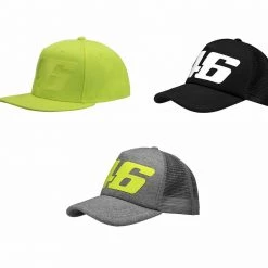 VR46 Baseball Cap Valentino Rossi 46 Official Merchandise Yellow/Black/Grey VR46 Clothing