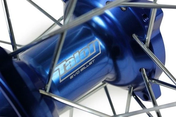 TALON EVO WHEEL SET 21"+18" BLUE/BLACK YAMAHA WRF250/450 2008-ON Billet Rims