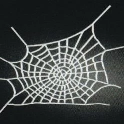 Biker Bits Ltd 2 Highway Hawk 3D Chrome Spider Web Stickers/Motorcycle 51-39972