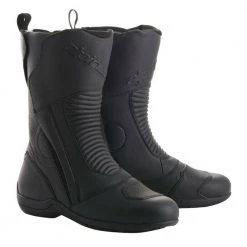 5% OFF Alpinestars PATRON Gore-Tex Black Leather Motorbike Touring Boots Alpinestars Boots