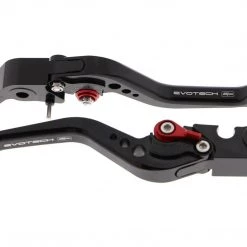 DUCATI Panigale V4 Black Short Clutch/Brake Lever Set 2018+ Evotech Performance