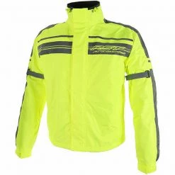RST PRO SERIES 1825 Waterproof Rain Over Jacket FLO YELLOW RST Clothing