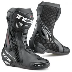 TCX Boots TCX RT-RACE Black/Yellow/White/Red Sports Motorbike Racing Boots Sizes 6-14