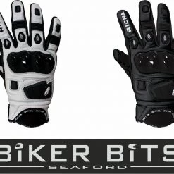 RICHA ROCK Cheap Leather Sports Motorbike Short Racing Gloves Vented Fingers
